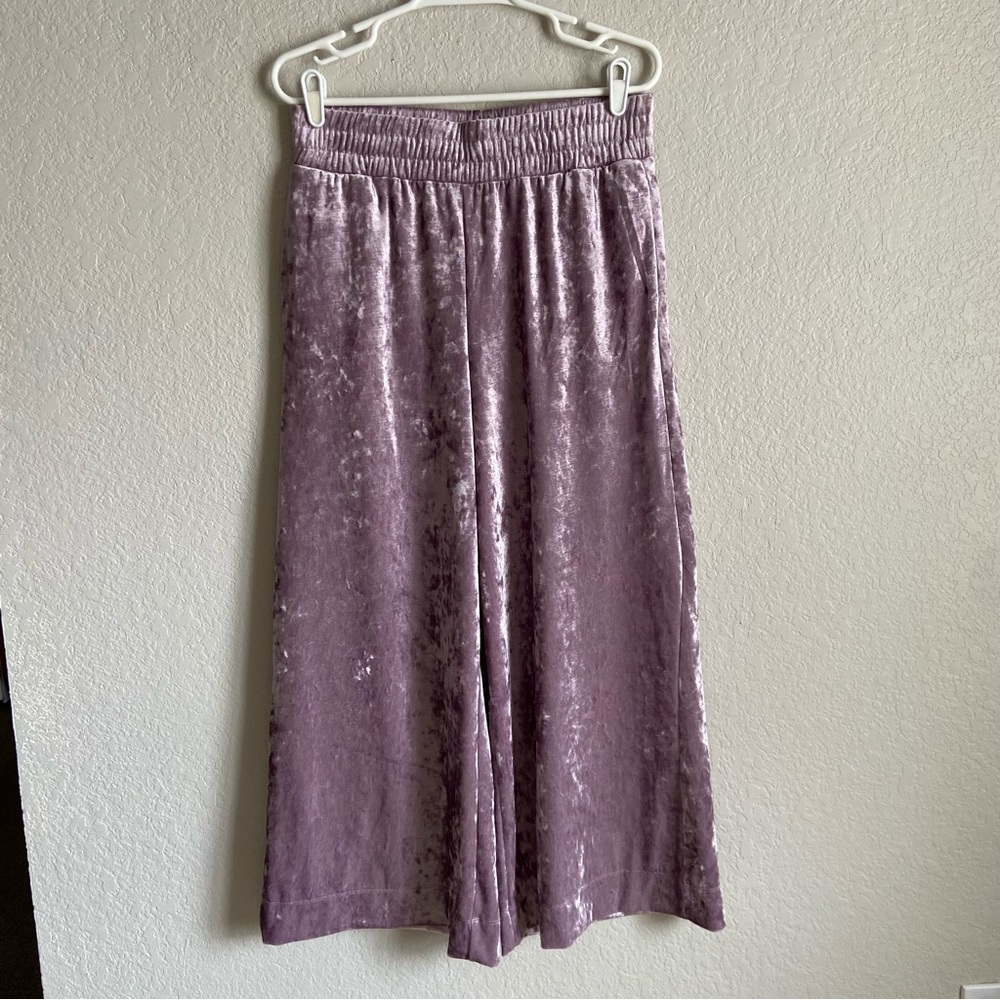 A New Day Velvet Wide Leg Pants Gaucho